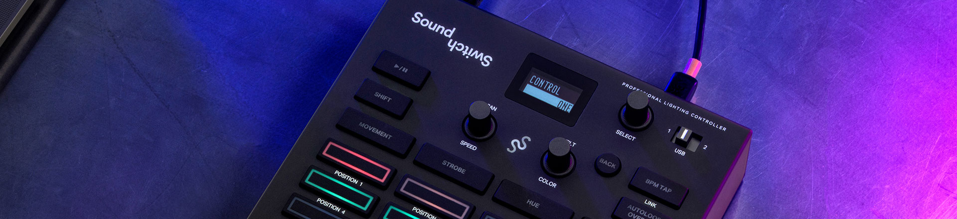 SoundSwitch Control One - Kontroler oświetlenia dla wymagających DJ-ów 
