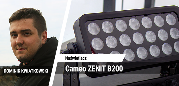 Test naświetlacza Cameo ZENIT B200