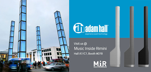 Kolejne nowości Adam Hall Group na Music Inside Rimini
